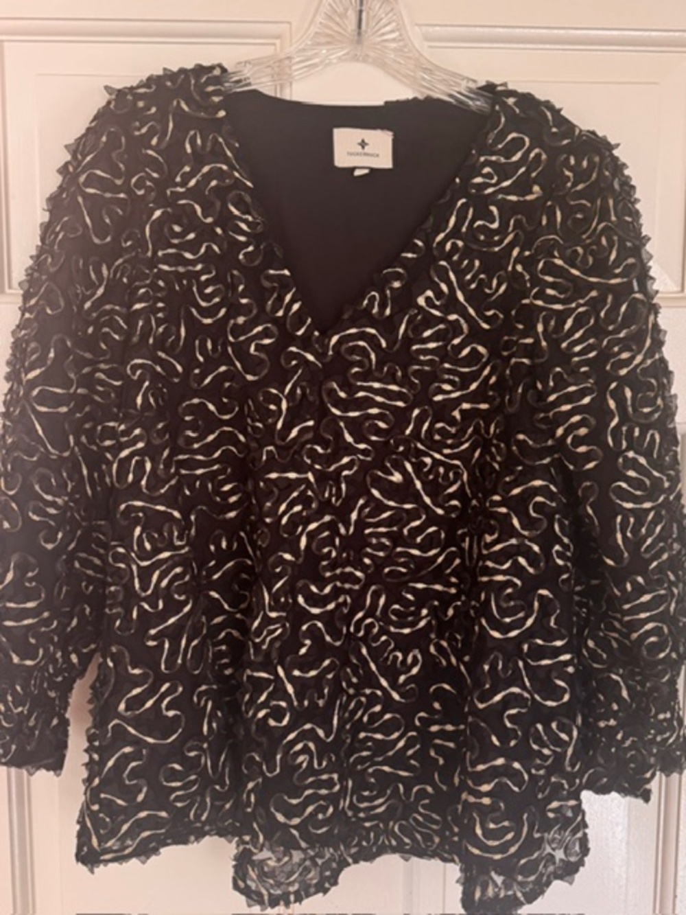 Tuckernuck Nightly Organza Easton Blouse